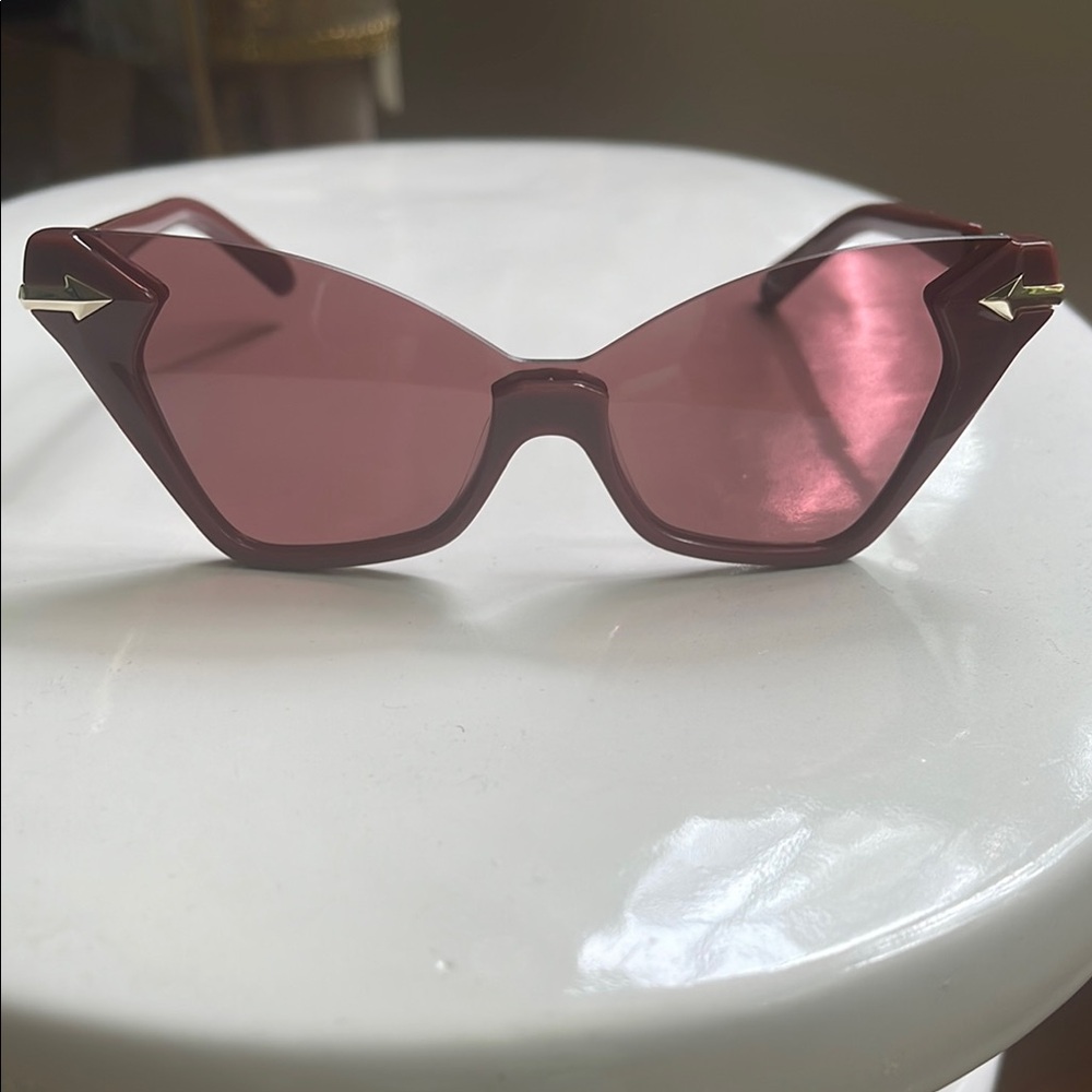 ❌❌Sold❌❌ Karen Walker Burgundy Sweet Cat Sunglasses